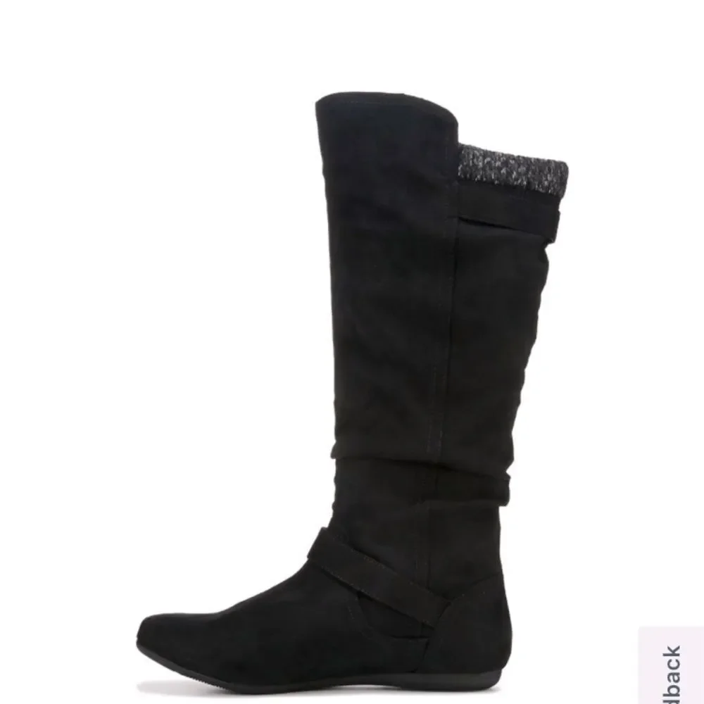 Dolce Vita | Ellaway Women’s Black Tall Suede Fashion Knee High Boots Size 7